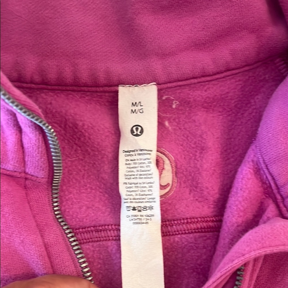 Lululemon Pink Hoodie/Tunic